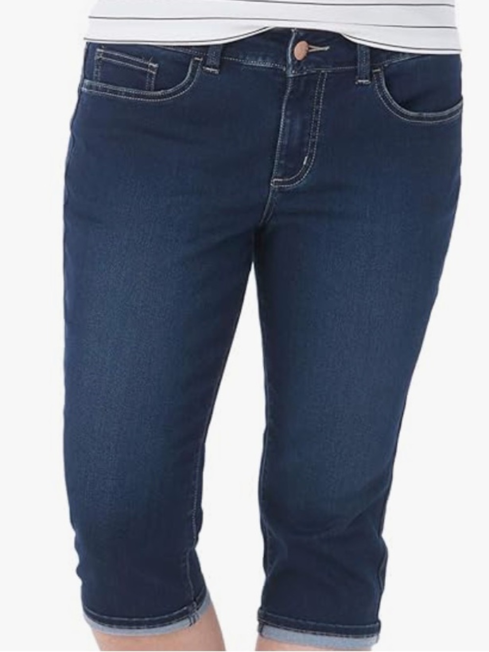 Riders by Lee Dark Blue Capri Jeans